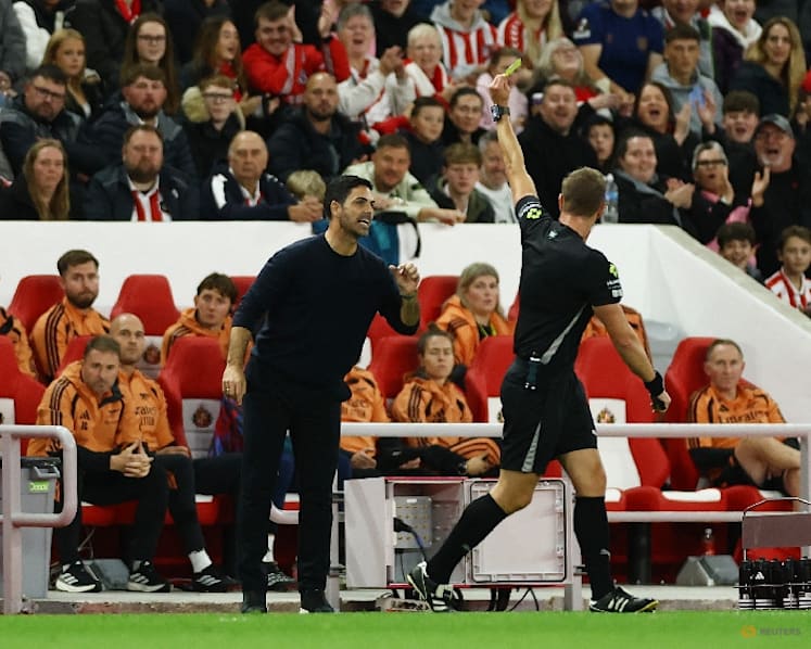 Arteta angry over penalty decision despite Arsenal win at Sunderland