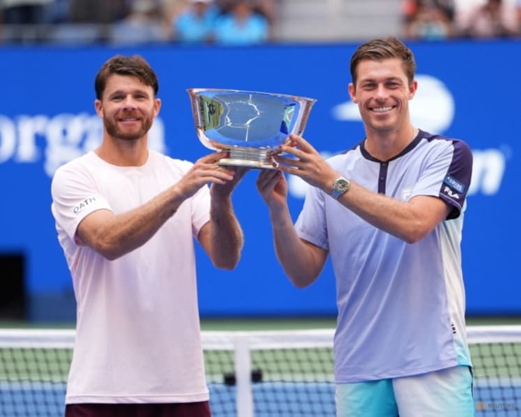Harrison and Skupski win US Open men's doubles title