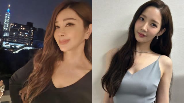 晒出长发美照　陈美凤撞脸这位韩国女星