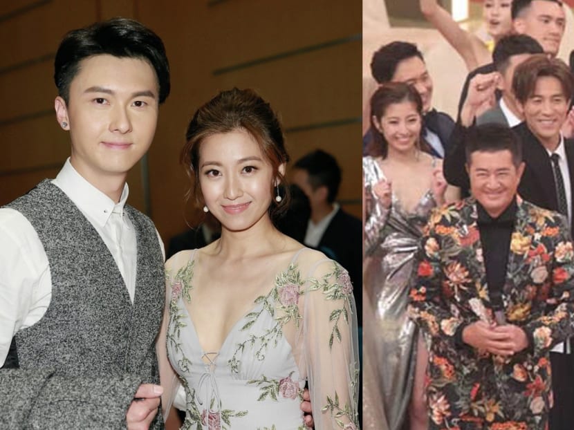 They also walked the red carpet separately.