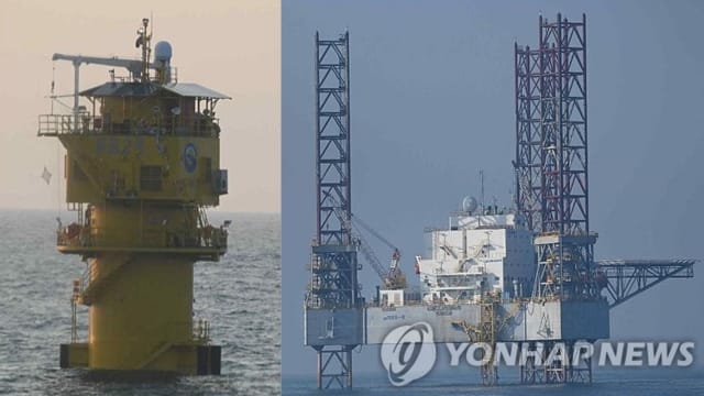 韩军前年发现中国在黄海公海设置三个浮标