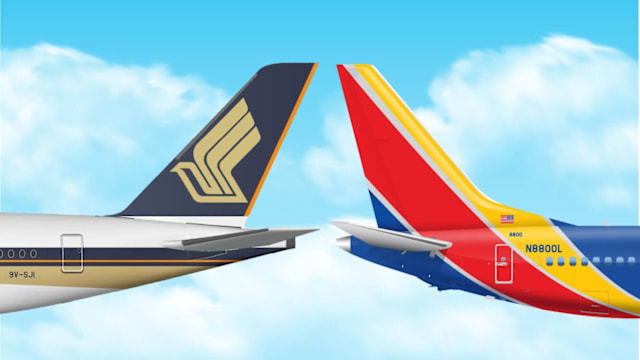 新航与美国西南航空合作 一票可转飞美国近120地