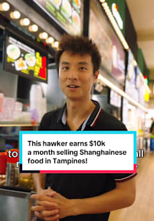 Young hawker Peter is earning $10k a month selling Shanghainese food in Tampines! Other than offering a niche cuisine with relatively low competition and low rent, here's how he makes it work! #8dayseathawker #hawker #chinesefood #sgtiktok