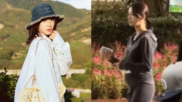 结婚7天第3次传怀孕　吴谨言侧拍肚子明显隆起
