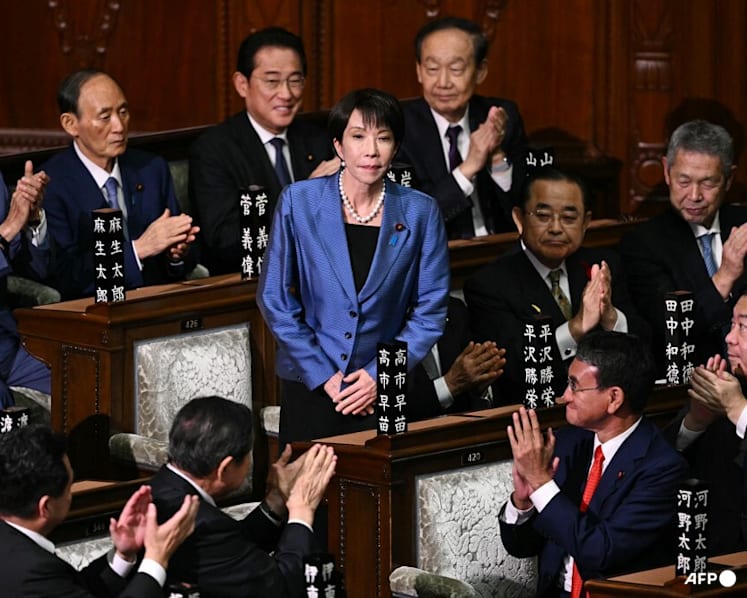 Sanae Takaichi wins parliamentary vote to become Japan's first female prime minister