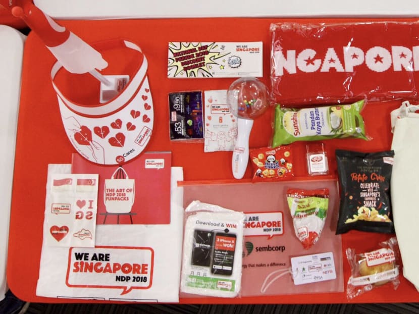 A sneak peek at the items inside this year's funpack.