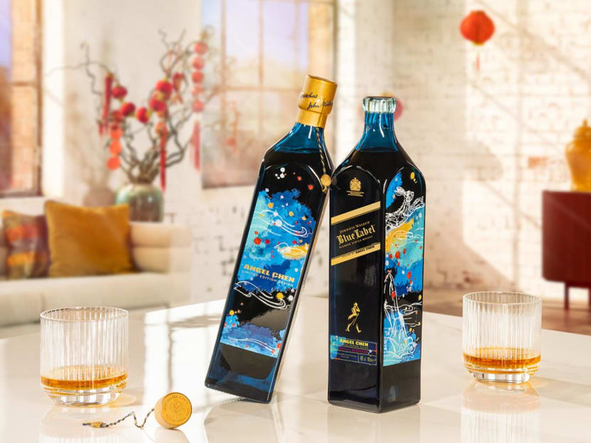 Johnnie Walker Blue Label leaps into Chinese New Year with furry blessings, featuring designs by Angel Chen Johnnie Walker Blue Label leaps into Chinese New Year with furry blessings, featuring designs by Angel Chen
