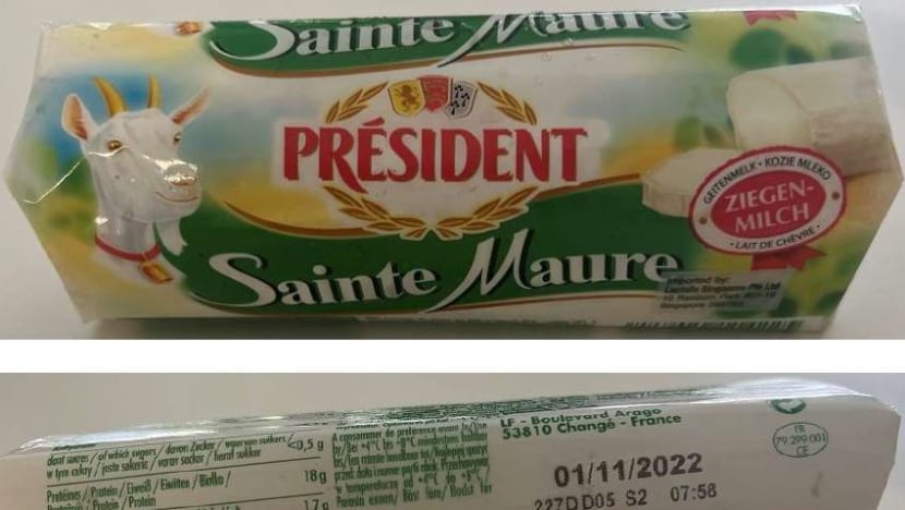 SFA recalls cheese from France due to 'presence of foreign metallic matter' 