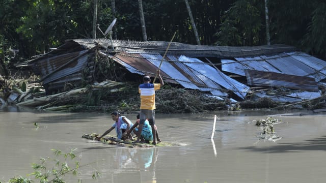 印度北部六邦强降雨天气 已造成至少22人死亡