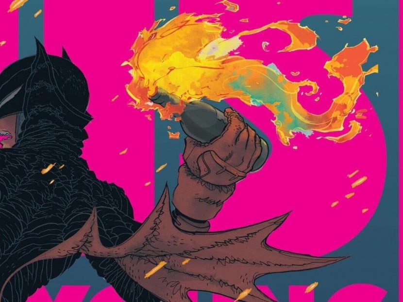 DC Comics deleted a social media post featuring its latest Batman comic after internet users in China drew a connection between the image and the protests in Hong Kong.