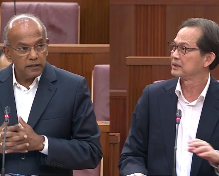 Shanmugam calls out Leong Mun Wai for racist comments, making 'condemned' HDB dwellers remark in exchange over race-based policies
