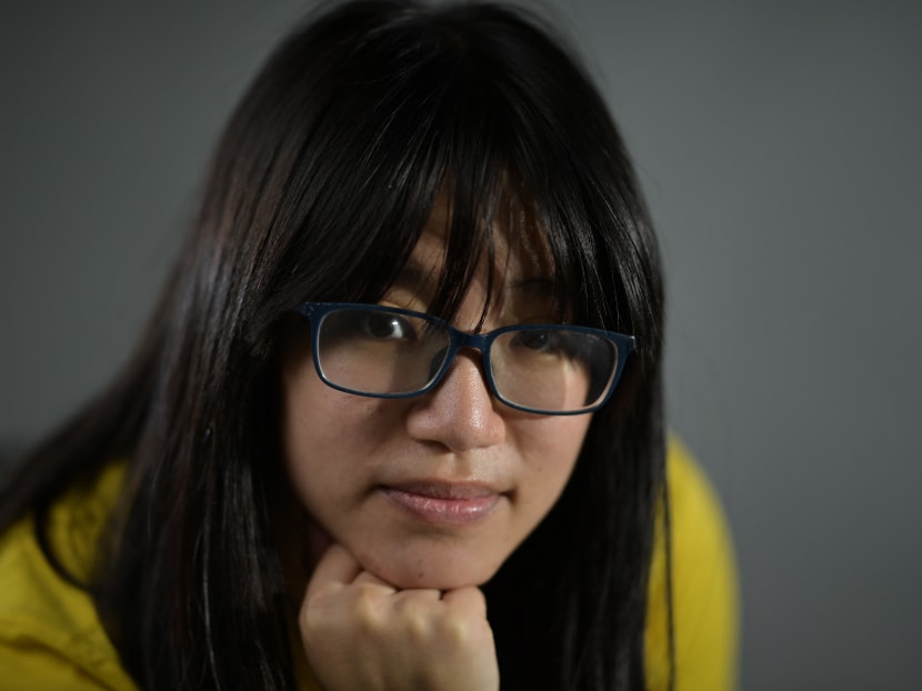 Ms Chow Hang-tung, barrister and a leader of the Hong Kong Alliance in Support of Patriotic Democratic Movements of China, poses during a photo session in Hong Kong on March 21, 2021.