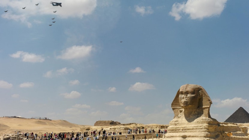 Chinese fighter jets soar over Egypt in first joint exercises Chinese fighter jets soar over Egypt in first joint exercises