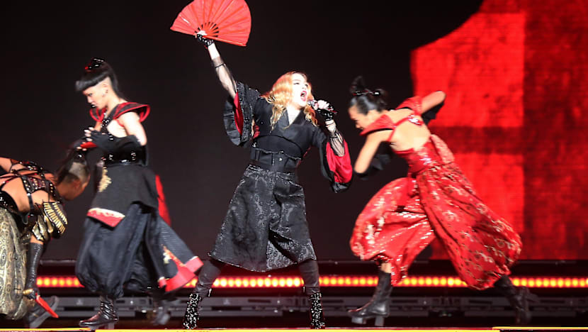 Madonna sticks to the script at her concert