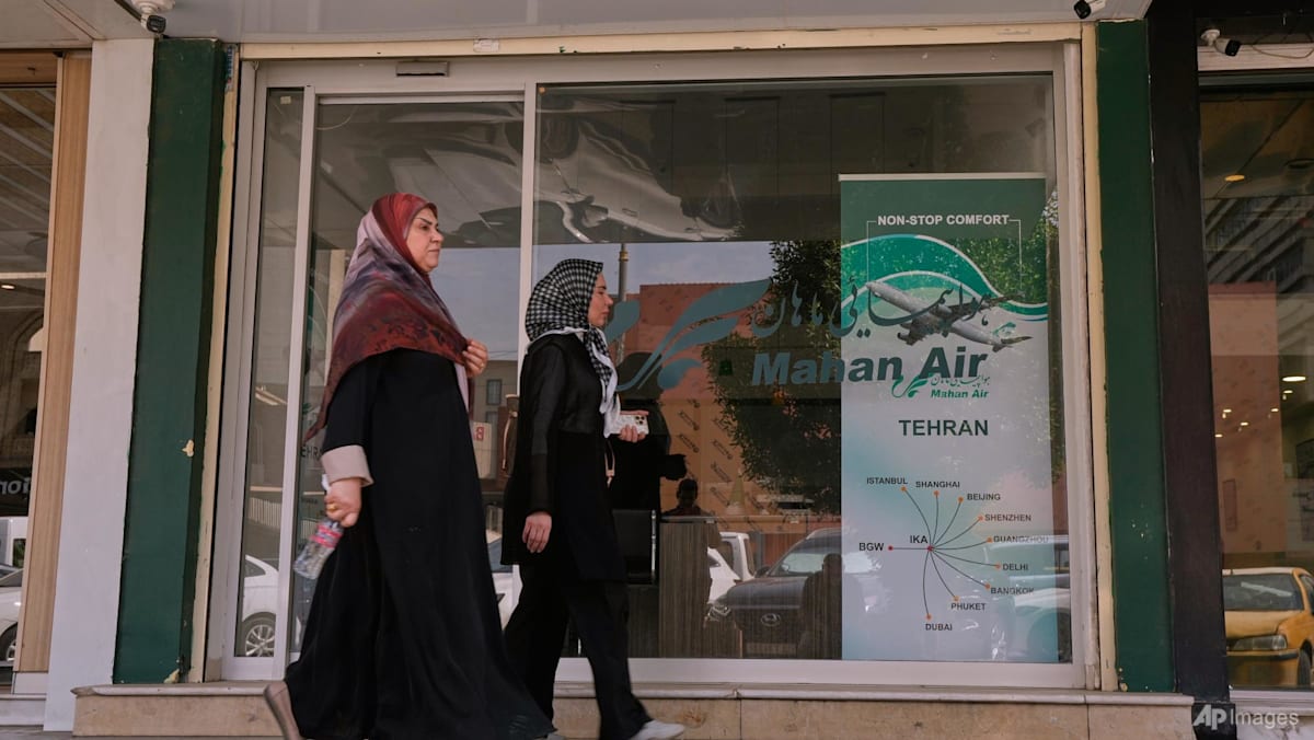 channelnewsasia.com - Iran airlines cancel flights as US sanctions hit