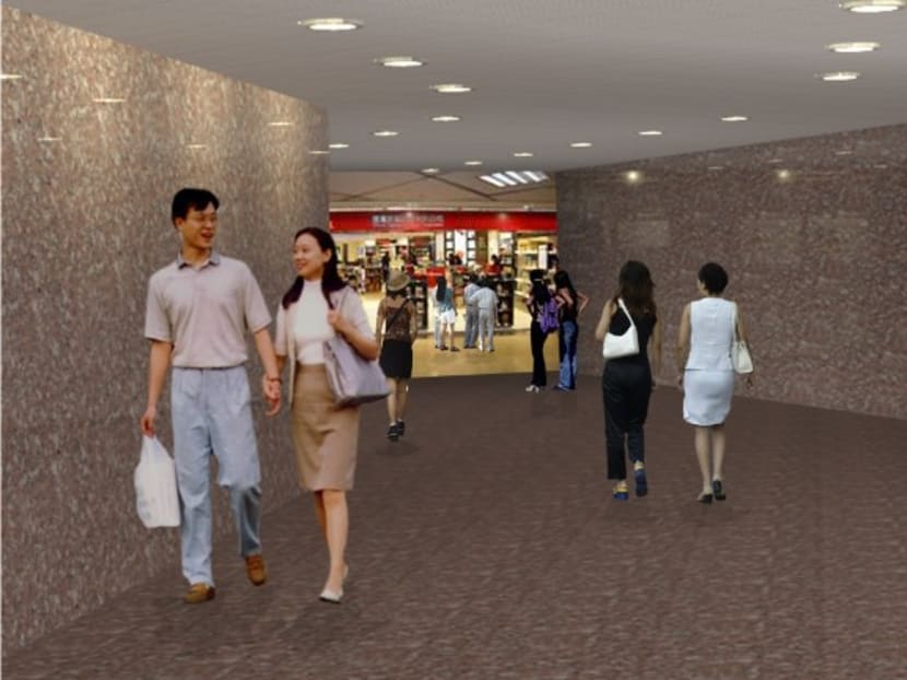 Underpass to link City Hall MRT and Capitol Singapore
