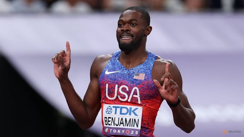 Benjamin survives DQ scare to finally clinch 400m hurdles world title