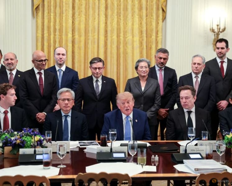 Trump releases AI accord with tech executives