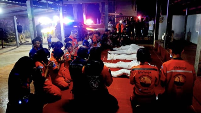泰国一家五口挖河沙修房 疑似全部被流沙吞沒身亡