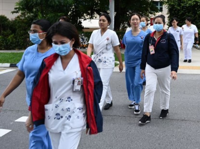 Malay-Muslim community’s 'hearts are full', says Masagos on public healthcare nurses being allowed to wear tudung Malay-Muslim community’s 'hearts are full', says Masagos on public healthcare nurses being allowed to wear tudung