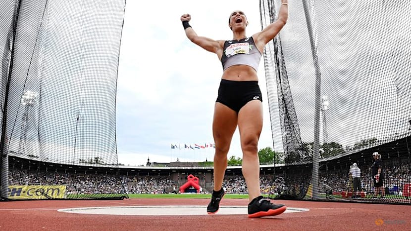 Olympic champions Sion, Katzberg shine in Eugene field events