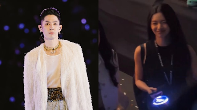 吴建豪随F✦FOREVER曼谷开唱，新婚妻台下挥手灯当“最美粉丝”