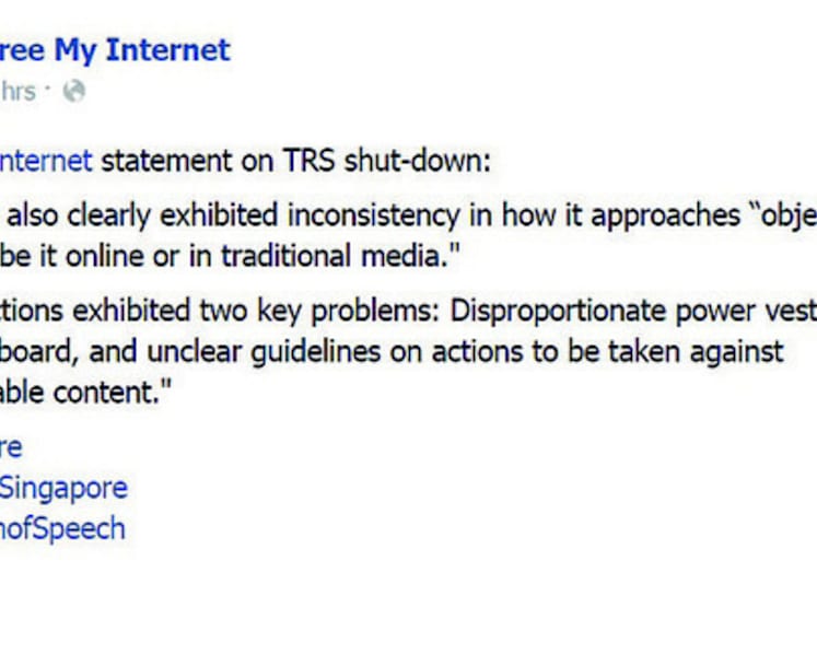 Blogger group slams shutdown of website as blatant censorship