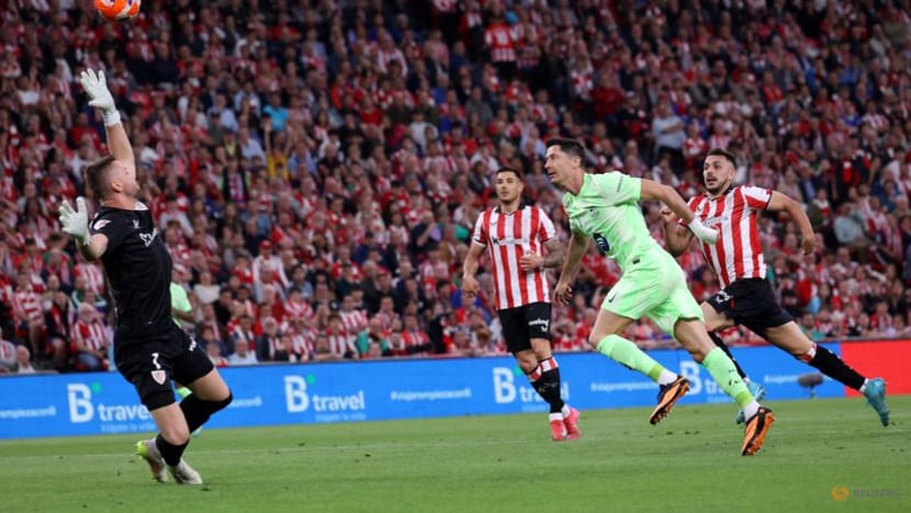 Lewandowski brace ensures victorious end to Barcelona's season in Bilbao