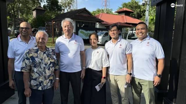 白沙-樟宜参选阵容已定？李乃怡同四名议员走访乌敏岛