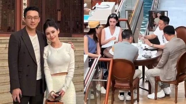 汪小菲与未婚妻Mandy现身新加坡