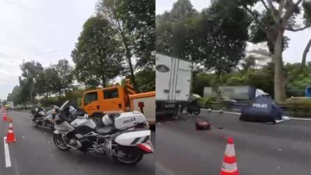 BKE致命车祸 死者是摩托车骑士与乘客