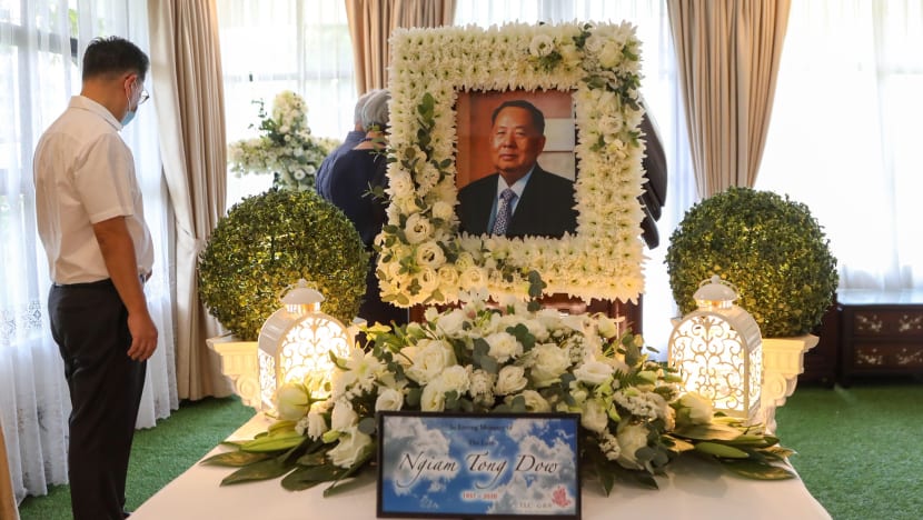 ‘Straight as an arrow’: Friends, family share memories of Ngiam Tong Dow at wake of former top civil servant