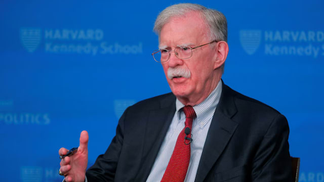 美司法部起诉前国安顾问博尔顿 指其分享敏感信息