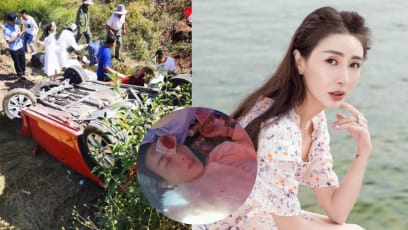 This Chinese Actress Needed 54 Stitches On Her Forehead After The Car She Was In Flipped Over In An Accident