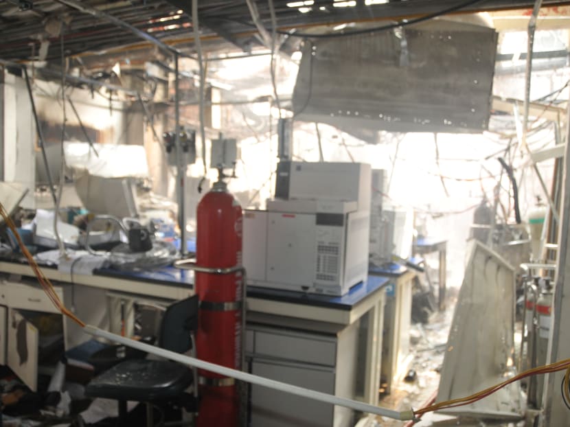 One dead, seven injured after explosions at Jurong factory