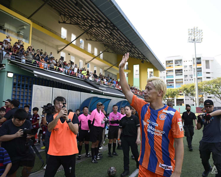 ‘Being a player is my passion’: Keisuke Honda targets Singapore Premier League title with FC Jurong