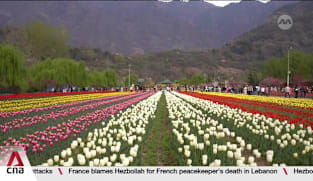 Visitors return to Kashmir amid security following last year's terror attack