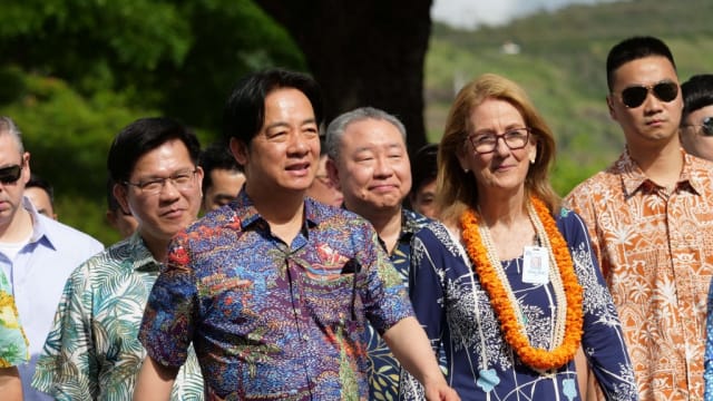 赖清德出访南太平洋邦交国期间短暂停留夏威夷等 北京向美方提出严正交涉