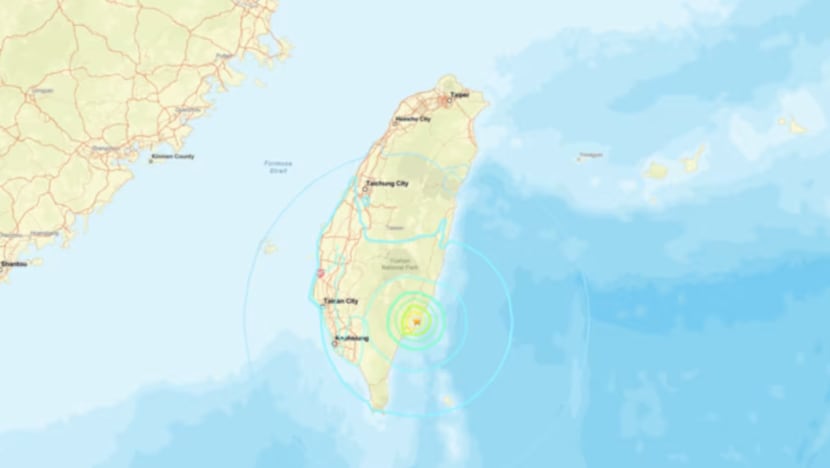 Gempa 6.1 Richter landa tenggara Taiwan