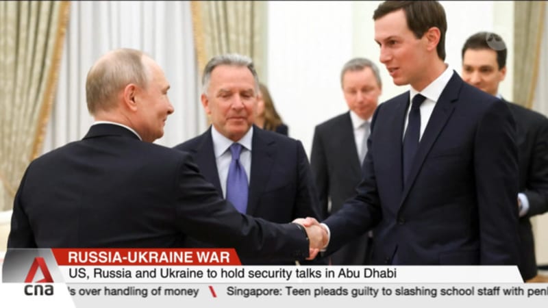 US, Russian and Ukrainian officials to meet in Abu Dhabi for first trilateral war talks