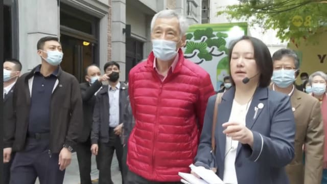 李总理访华第二天同广东新加坡企业领袖共进午餐