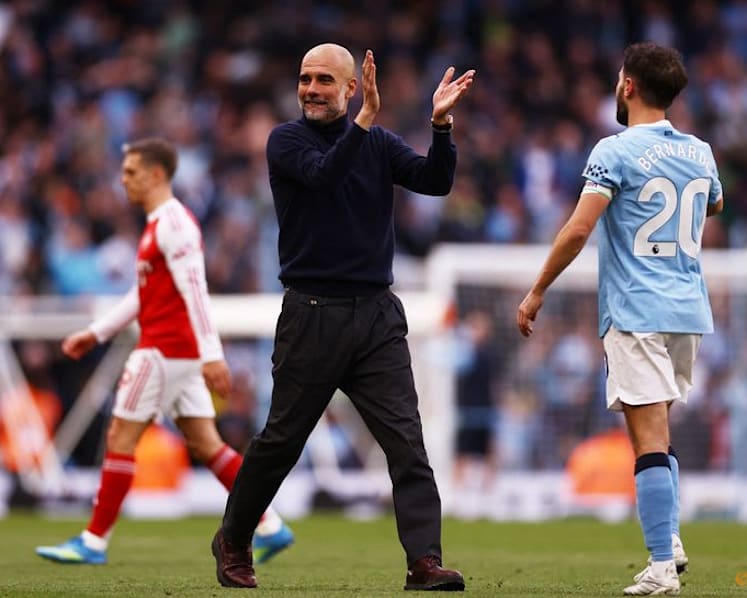 Guardiola says Arsenal still in control, but victory gives them hope