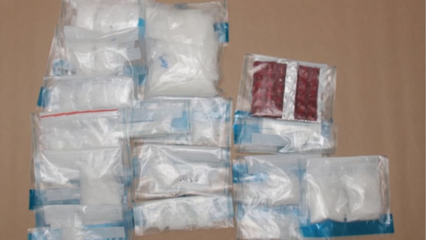 Over S$128,000 worth of drugs seized in raids; children present during two arrests Over S$128,000 worth of drugs seized in raids; children present during two arrests