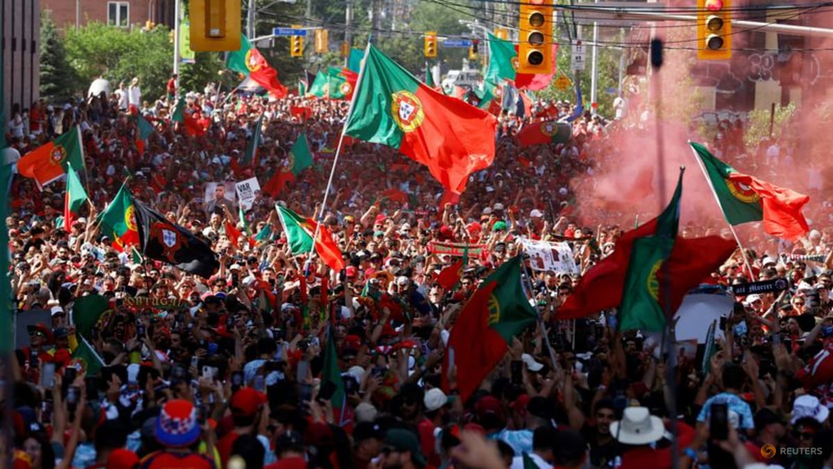 One last dance: Portugal and Croatia fans march in Toronto heat to see Ronaldo and Modric