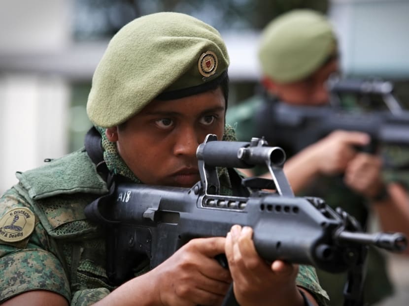 More than 3,200 personnel from police and military units, as well as over 50 volunteers from the People’s Association Community Emergency Response Team (CERT) and Civil Defence Lionhearters are part of the exercise. Photo: Nuria Ling