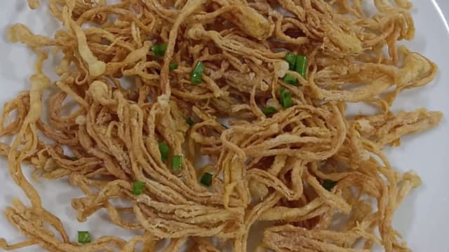 食谱：炸金针菇