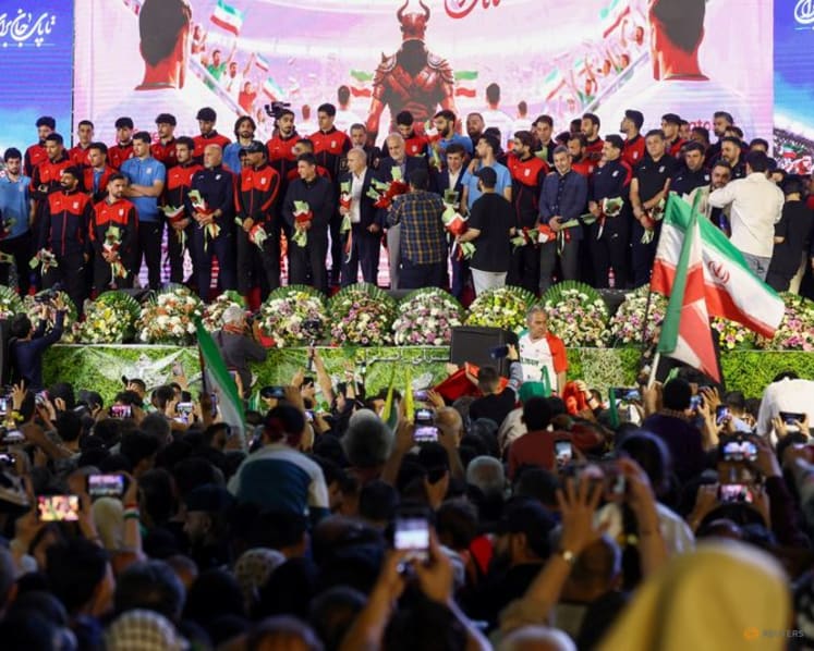 Iran hold World Cup departure rally despite continuing concerns