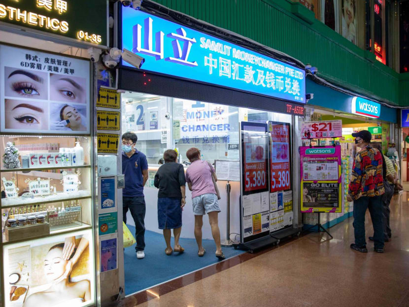 Samlit Moneychanger located in People's Park Complex, photographed on Dec 19, 2023.