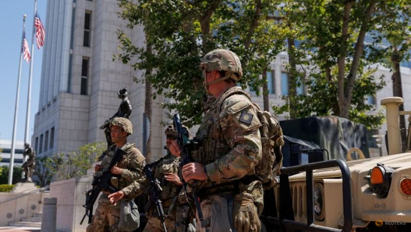 California says Trump sent military to 'silence' LA protests California says Trump sent military to 'silence' LA protests
