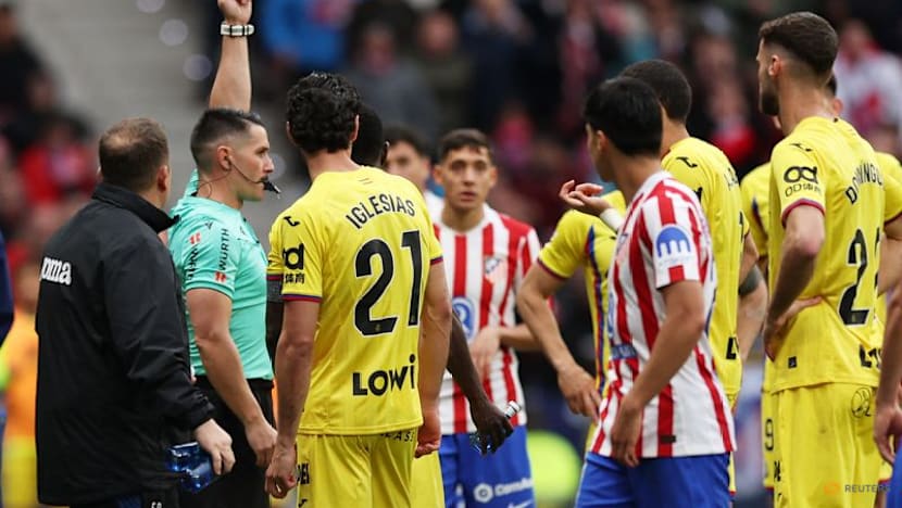 Getafe's Abqar sent off for grabbing Sorloth's genitals